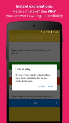 DMV Practice Test Genie 2023 android App screenshot 13