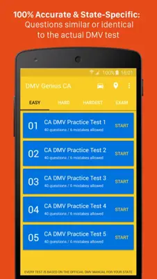 DMV Practice Test Genie 2023 android App screenshot 15